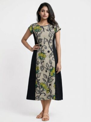 Pen Kalamkari dress